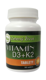 Vitamín D3+ K2,  30 tabliet