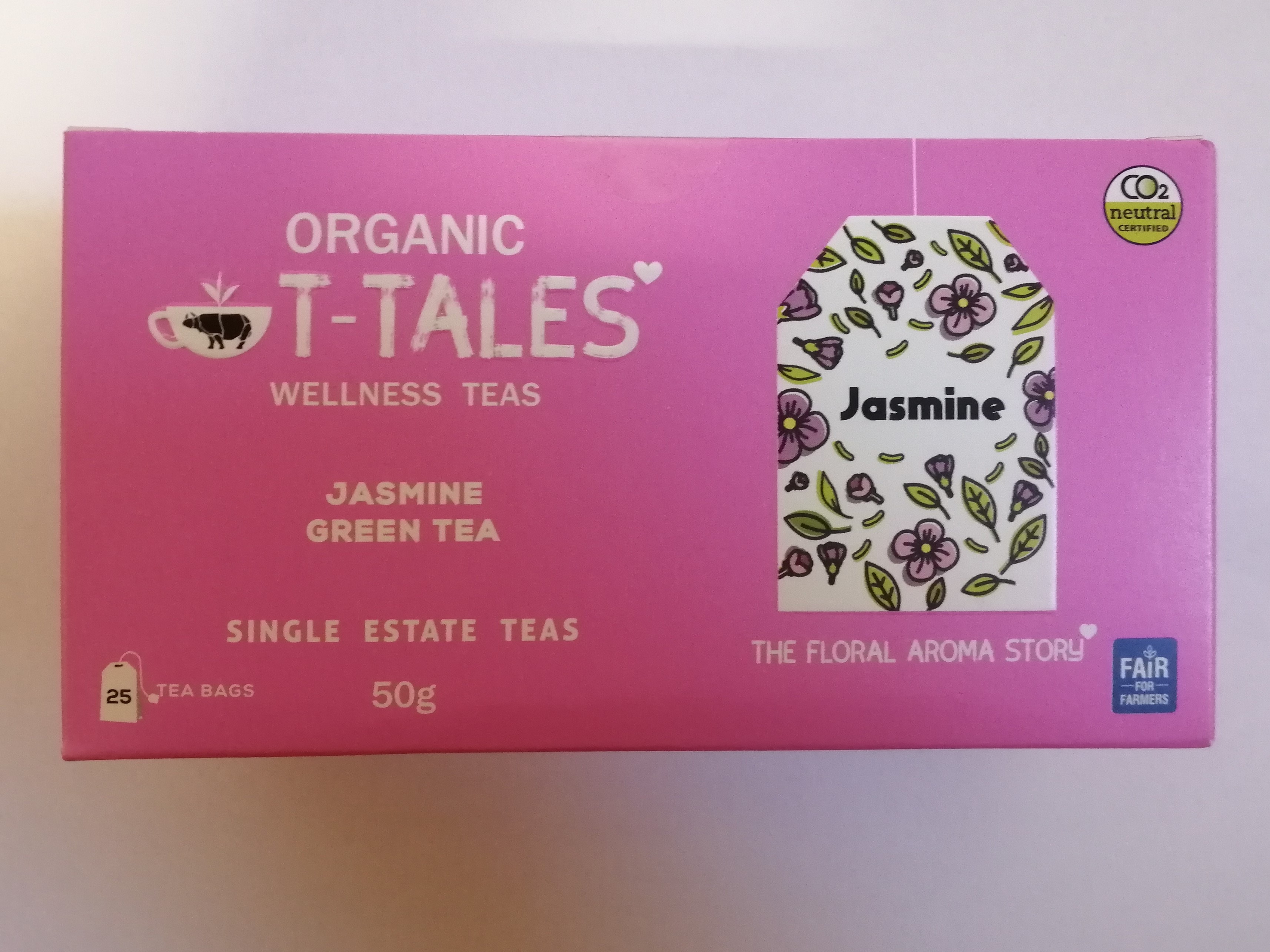 Organický čaj T-Tales Jasmine (zelený čaj)