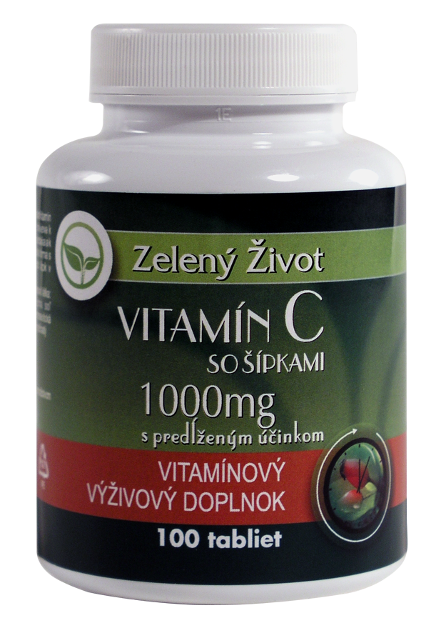 Vitamin C 100 tabliet so šípkami 1000mg s predĺženým účinkom - Benevit (Vitamín C prispieva k normálnej funkcii imunitného systému, k zníženiu miery únavy a vyčerpania. Viac info nájdete TU nižšie. )