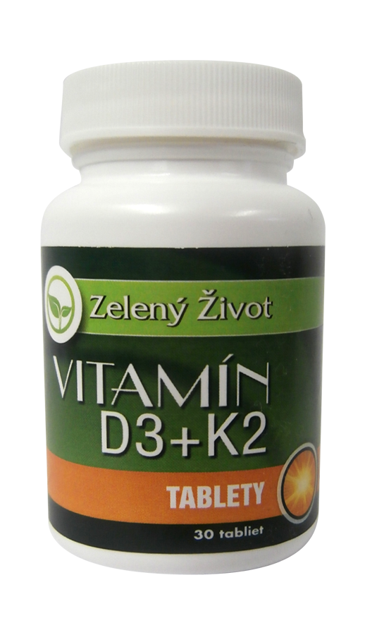 Vitamín D3+ K2,  30 tabliet